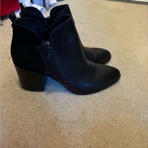 Donald Pliner Black Ankle Boots